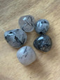 Black Rutile Quartz Tumbles