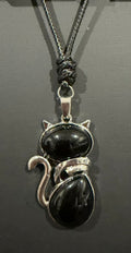 Crystal Cat Necklaces