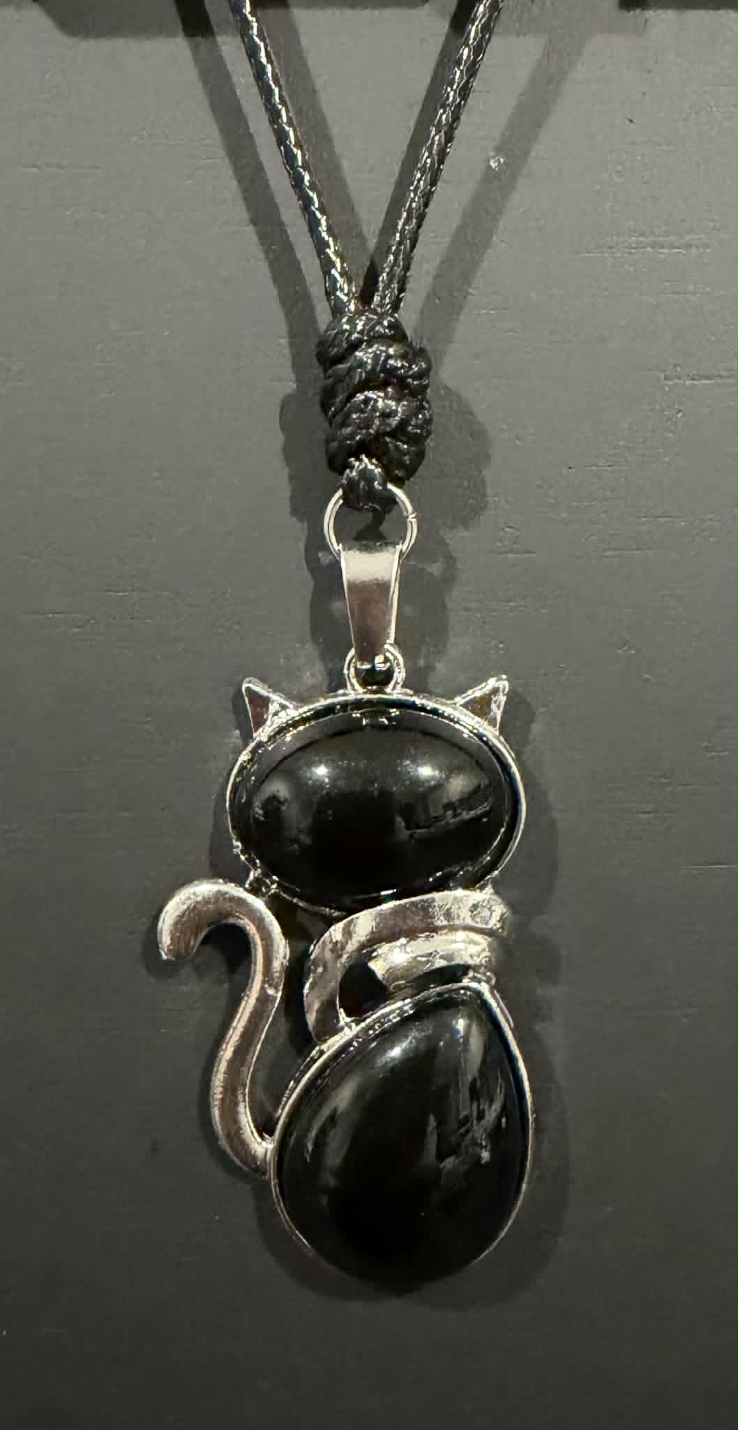 Crystal Cat Necklaces