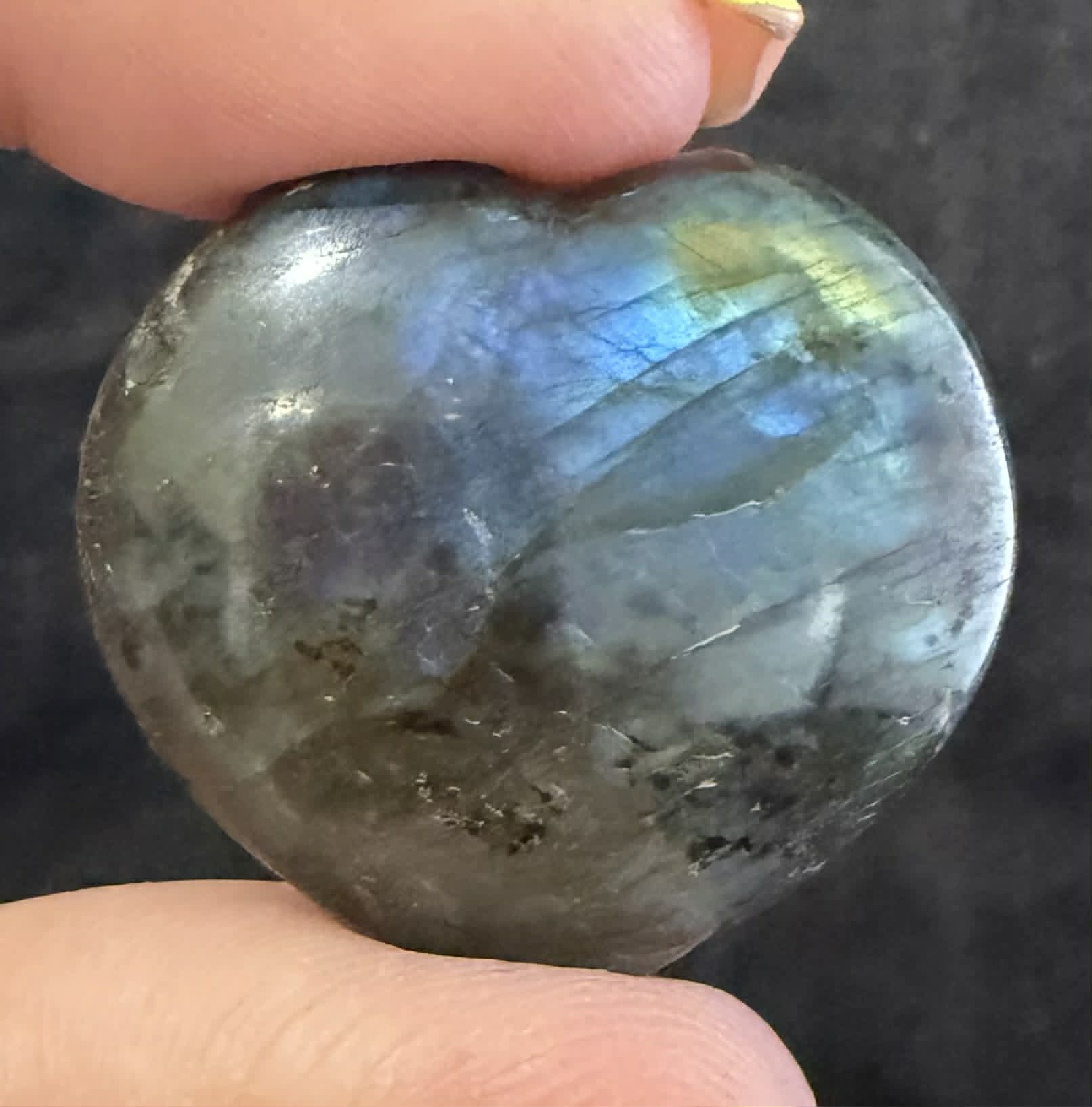 Labradorite Mini Hearts