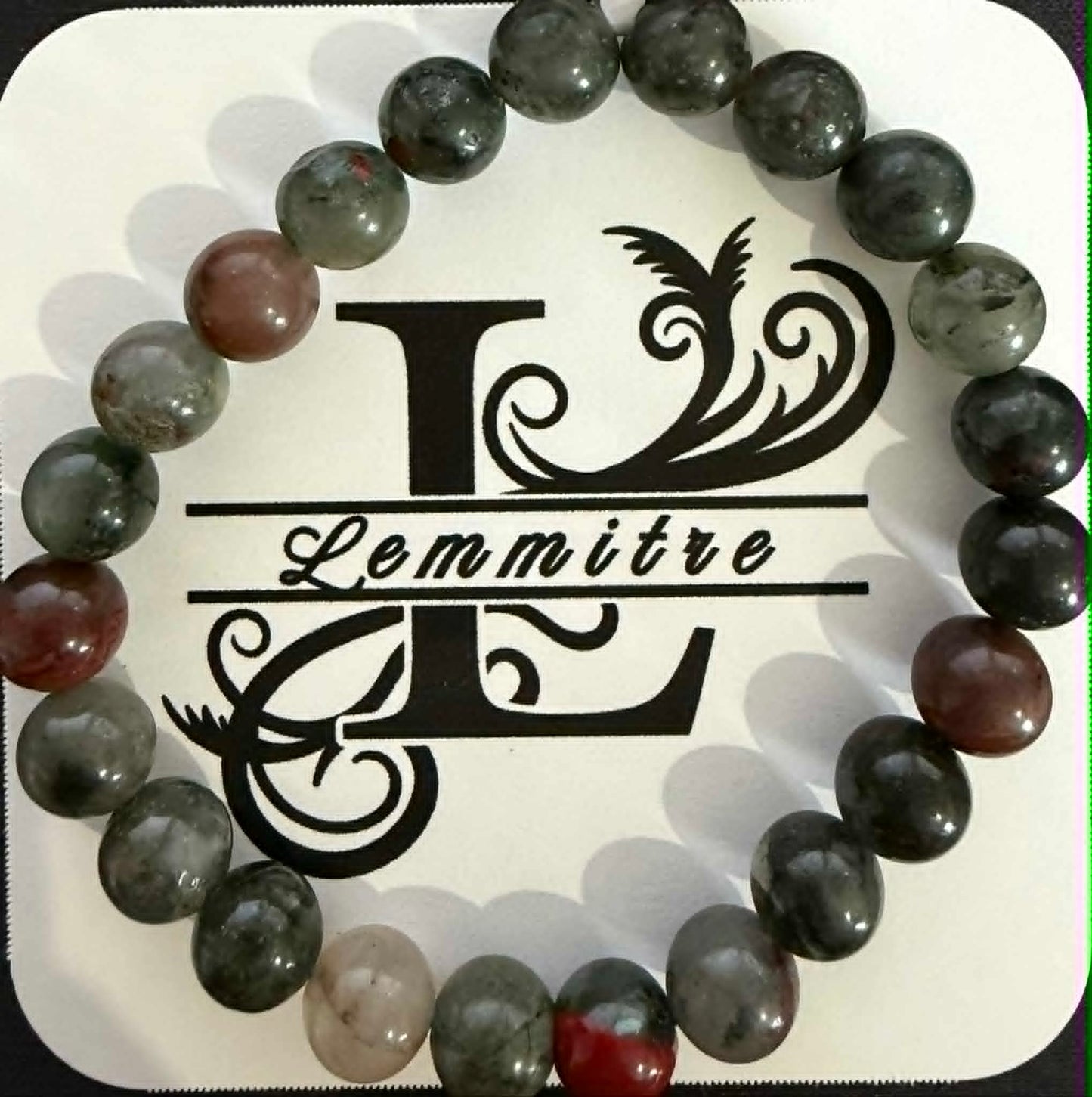 African Bloodstone Bracelet