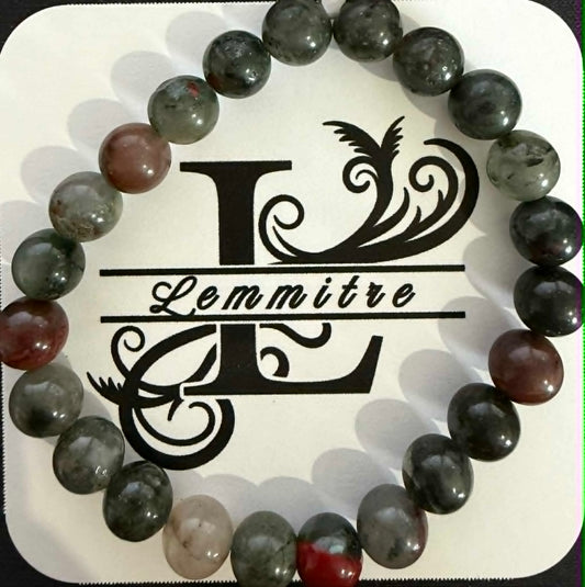 African Bloodstone Bracelet