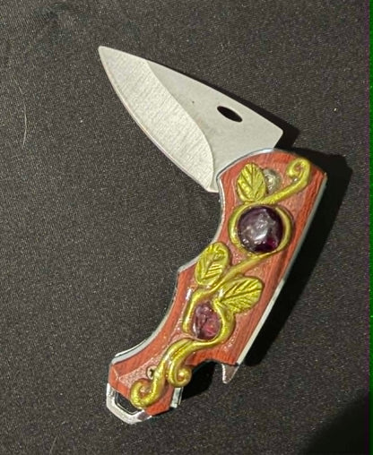 Beautiful Decorative Knives with Crystal Accents