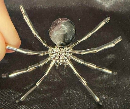 Metal & Crystal Spider
