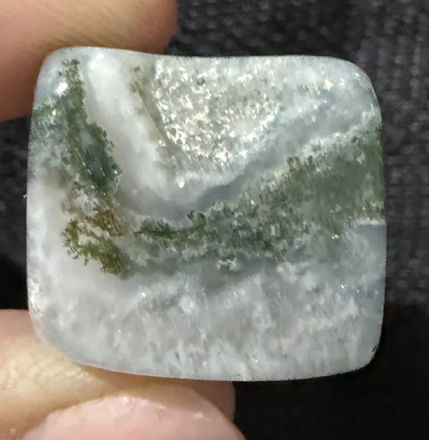 Moss Agate Mini Cubes