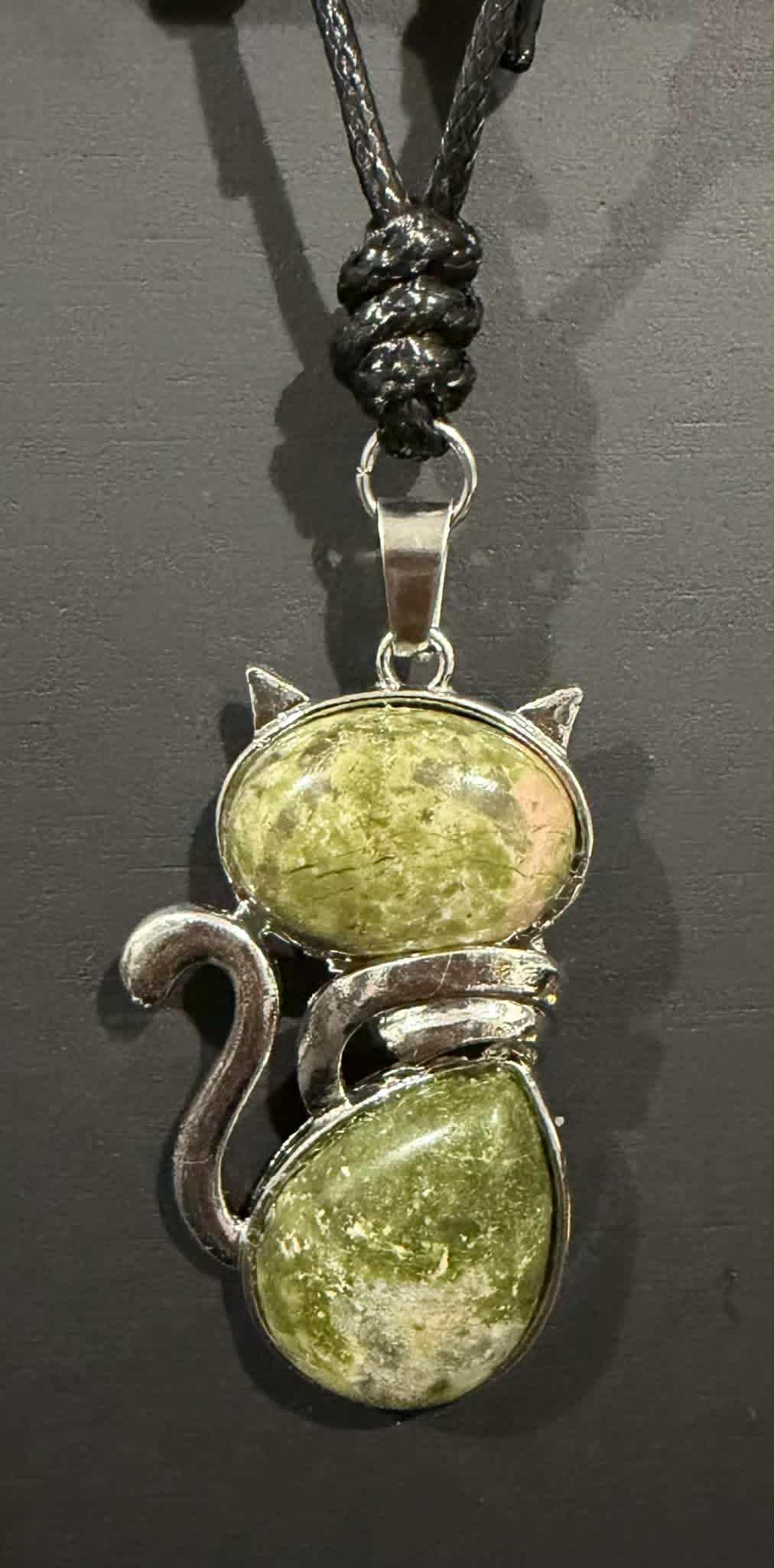 Crystal Cat Necklaces
