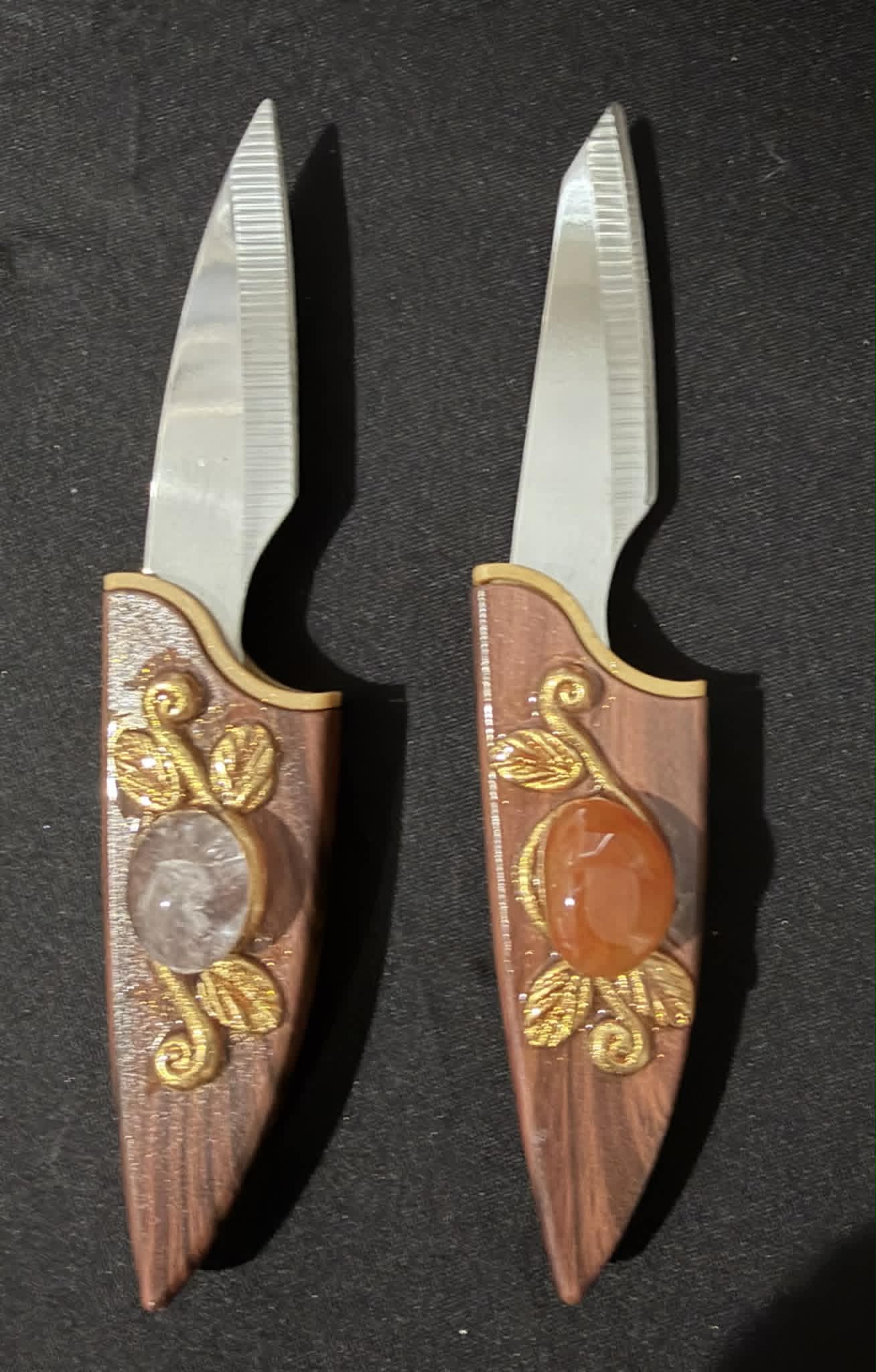 Beautiful Decorative Knives with Crystal Accents