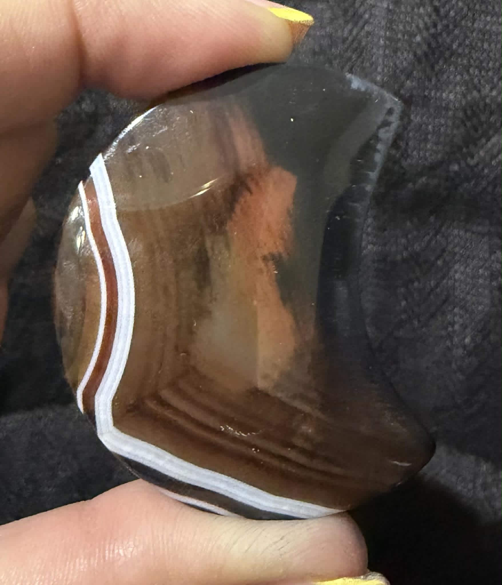 Botswana Agate Star and Moon Carvings