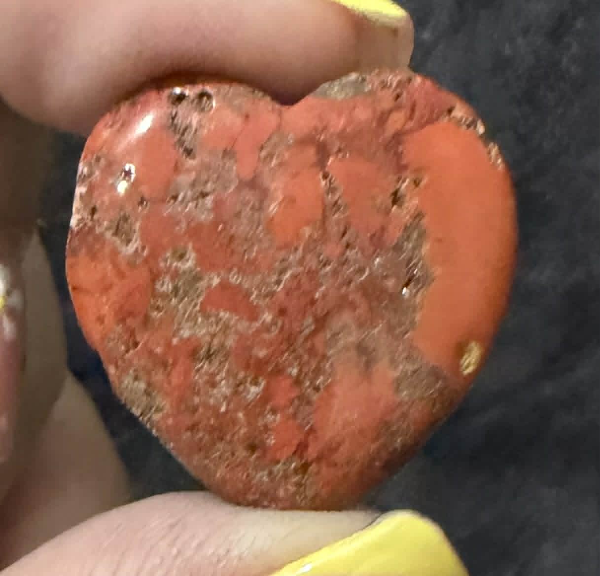 Small Crystal Heart Carvings