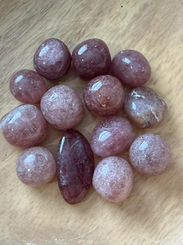 Strawberry Quartz Tumbles
