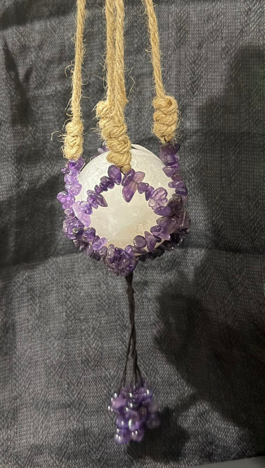 Crystal Chip Sphere Holder