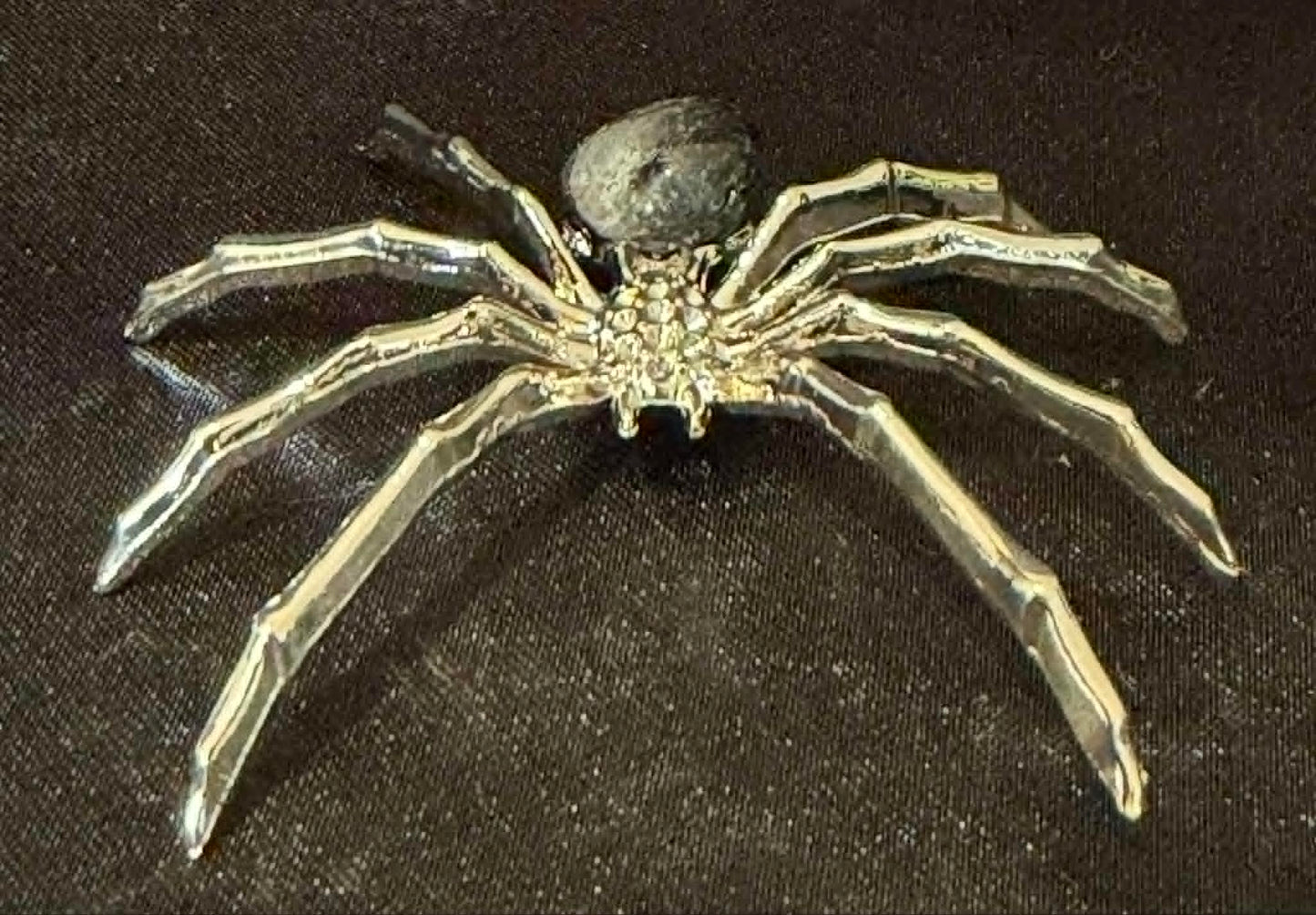 Metal & Crystal Spider