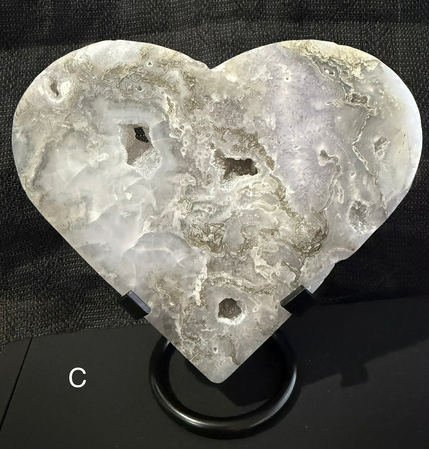 Moss Agate Hearts