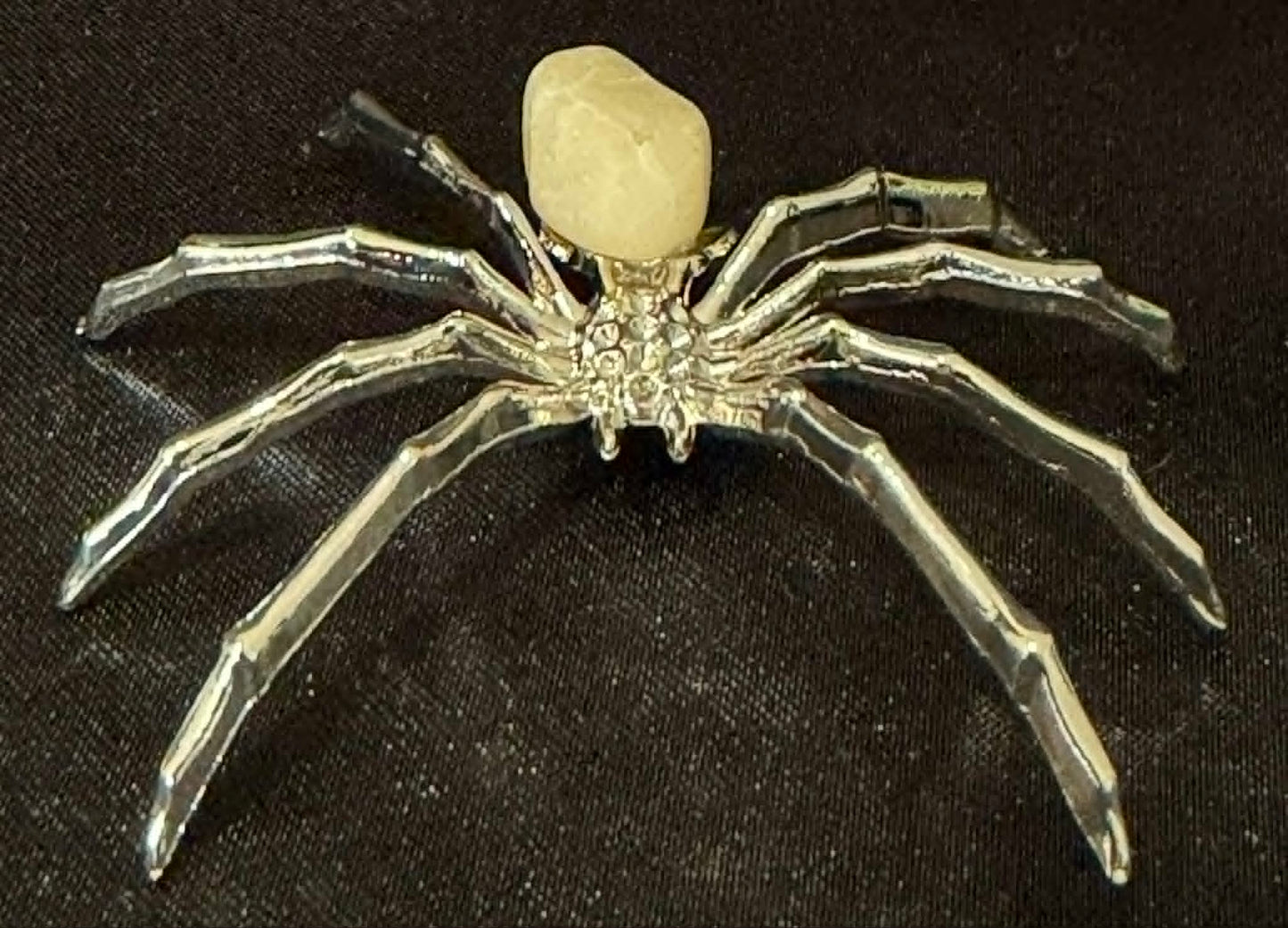 Metal & Crystal Spider