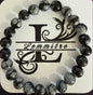 Snowflake Obsidian Bracelet