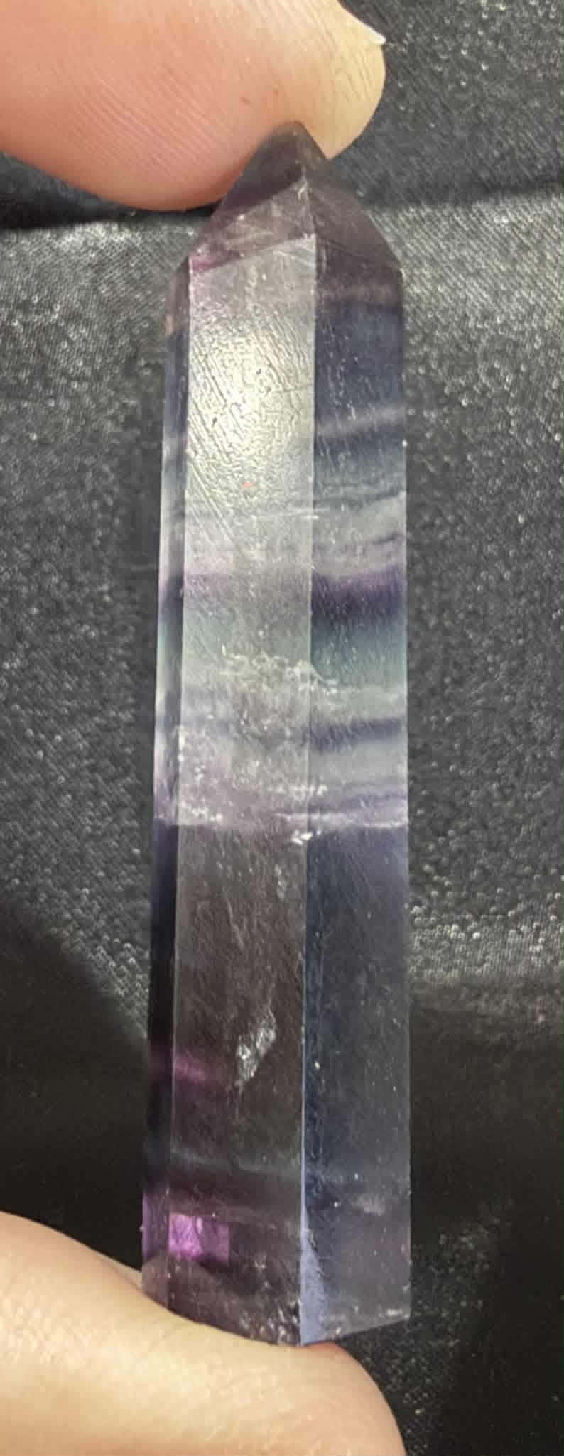Purple & Green Fluorite Tower