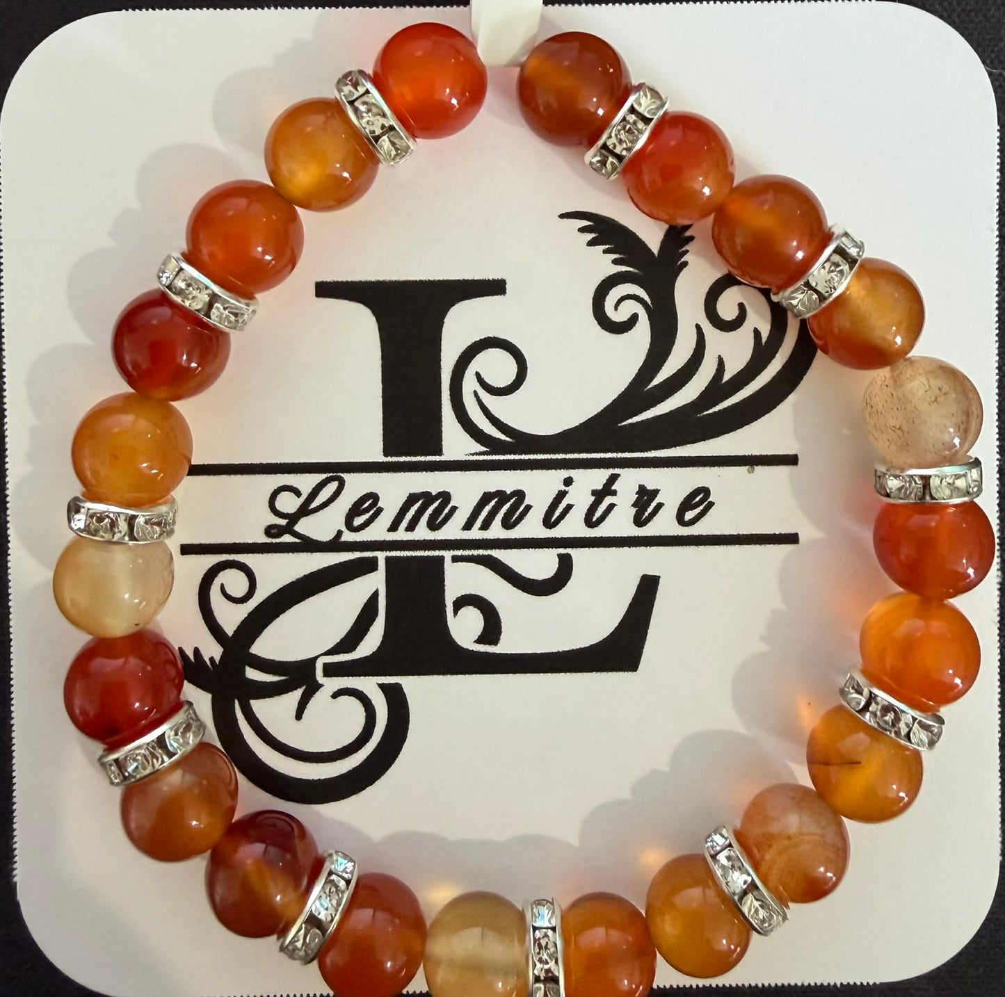Carnelian Crystal Bracelet
