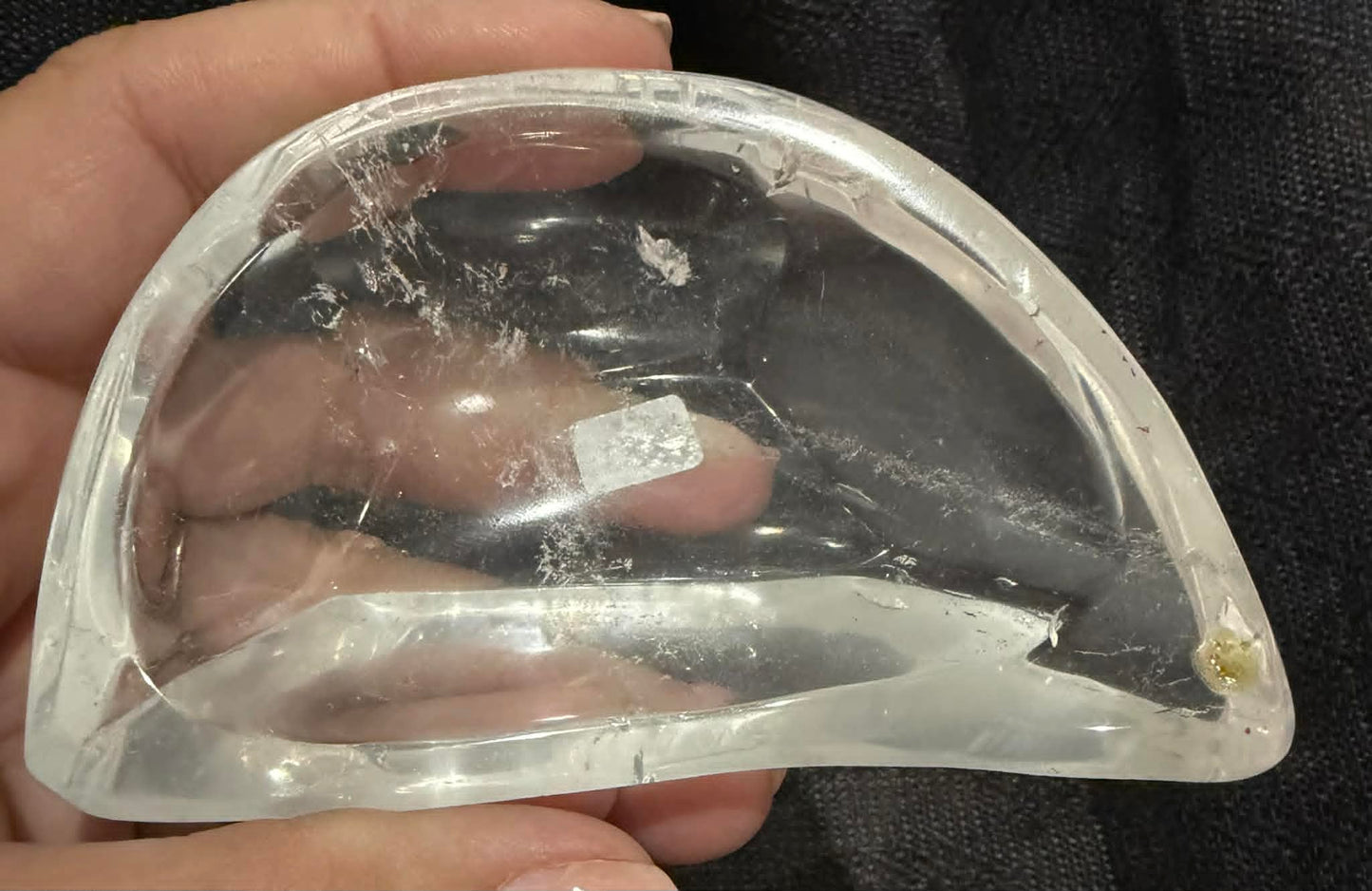 Clear Quartz Bowl / Sphere Holder