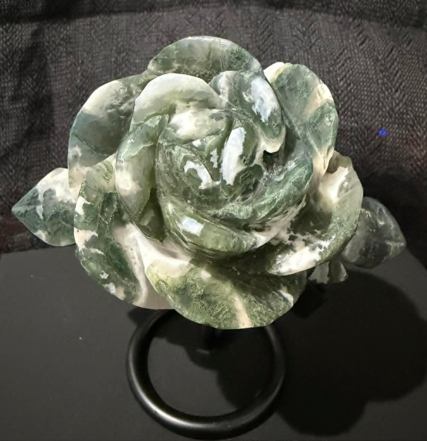 Crystal Flowers with Stand