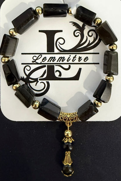 Golden Obsidian Bracelet