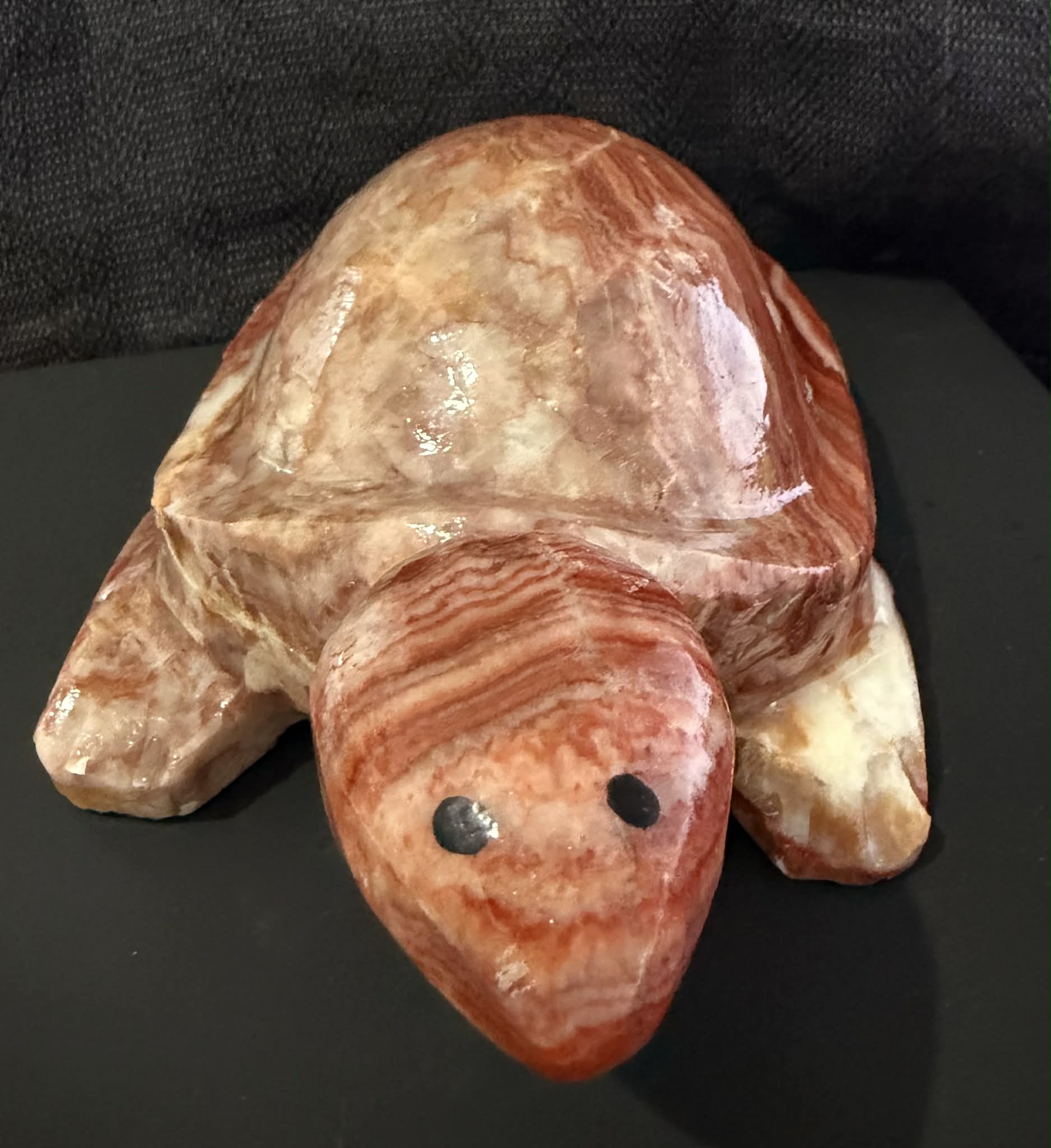 Amber Calcite Turtle