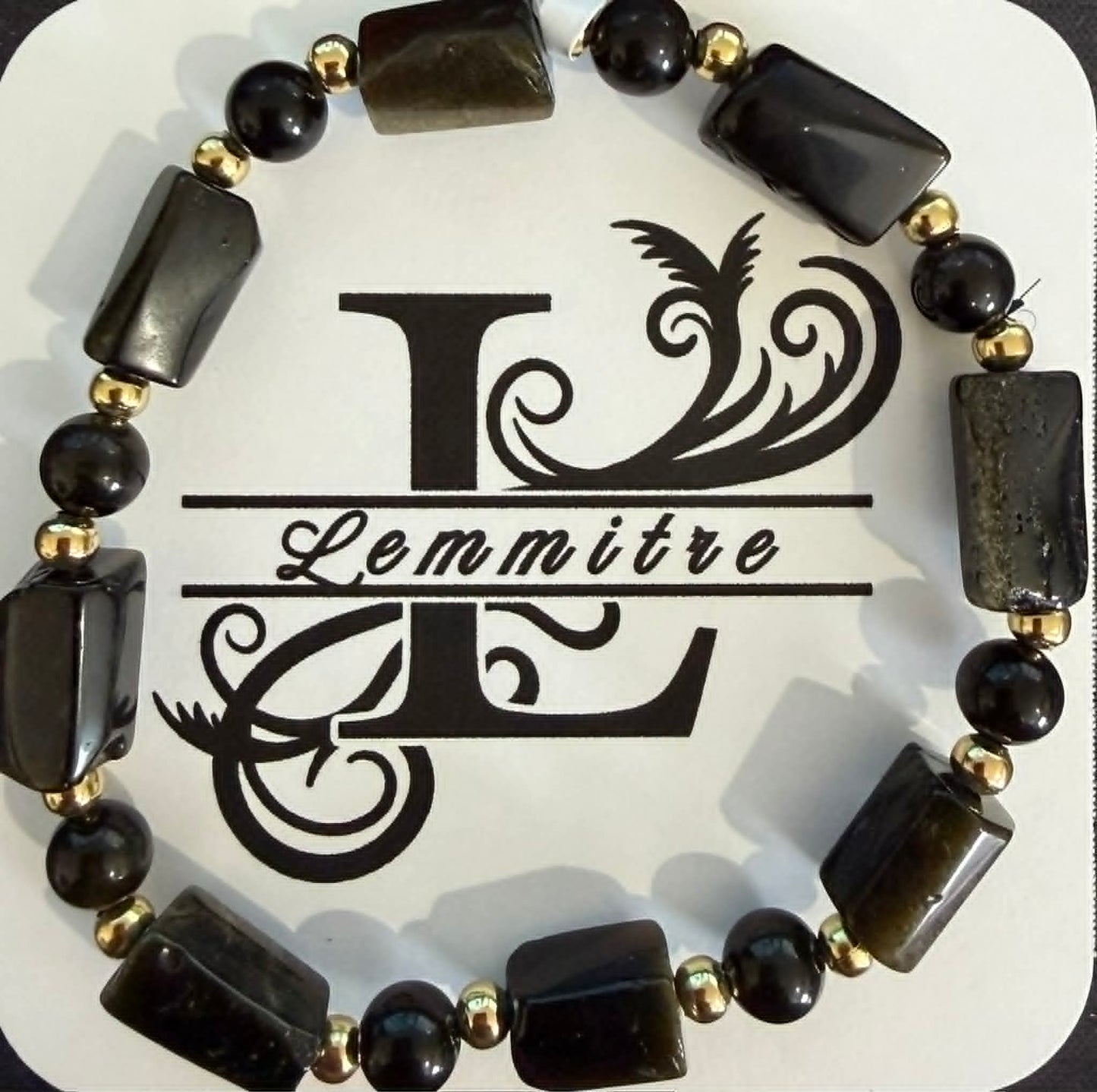 Golden Obsidian Bracelet