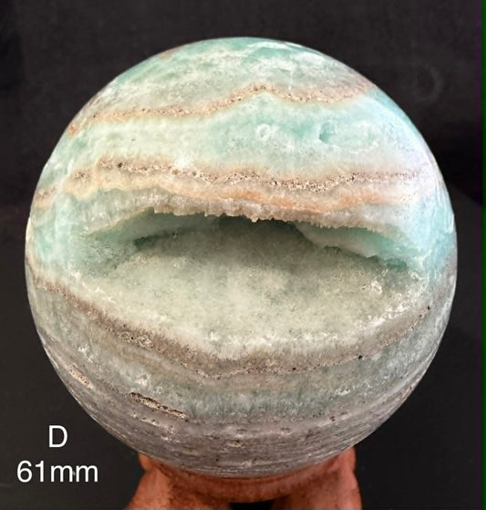 Hemimorphite Sphere