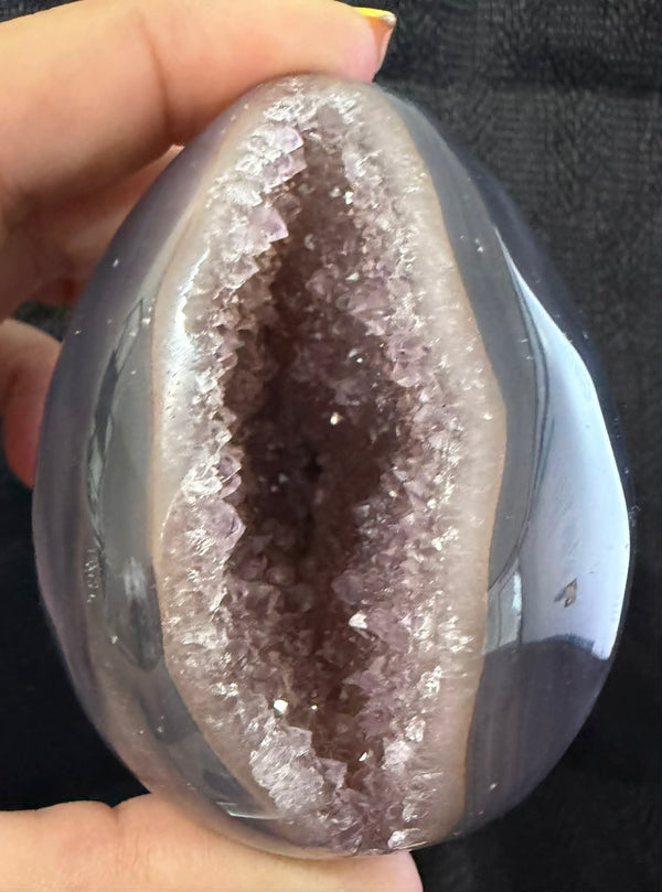 Amethyst Geode Egg with Stand