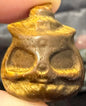 Crystal Pumpkin Head with Witch's Hat Carving