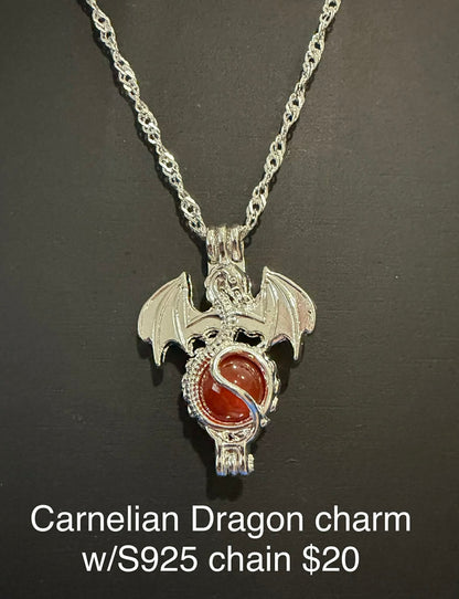 Dragon Charm S925 Necklace