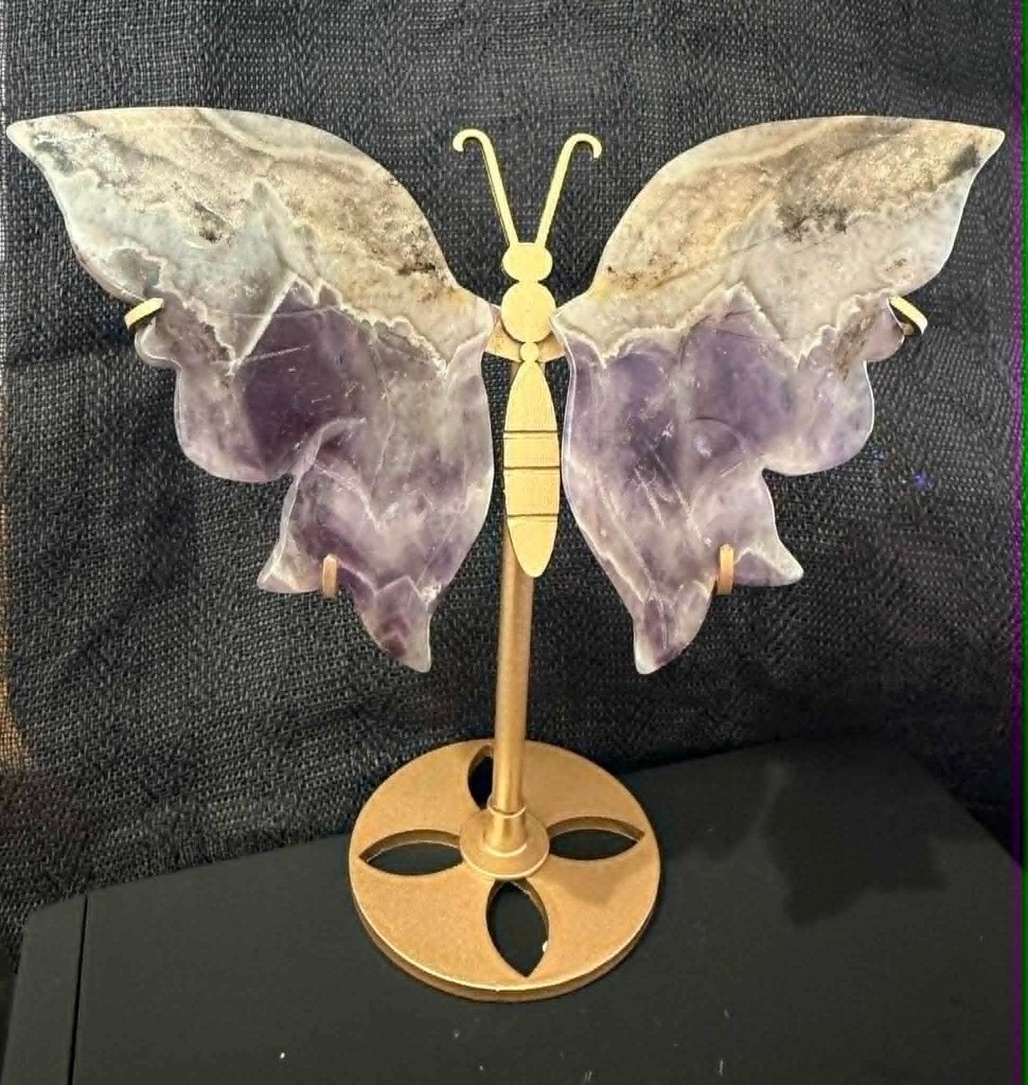 Crystal Butterfly Wings on Stand