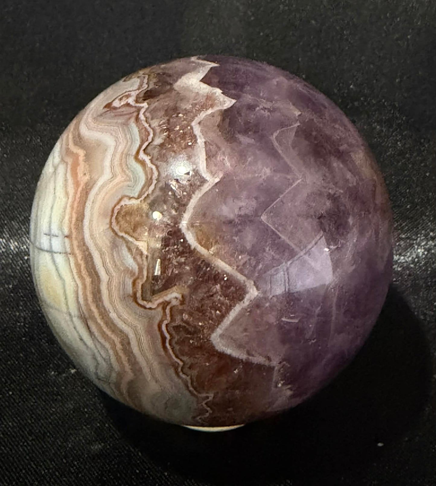 Amethyst Mexican Lace Agate Spheres