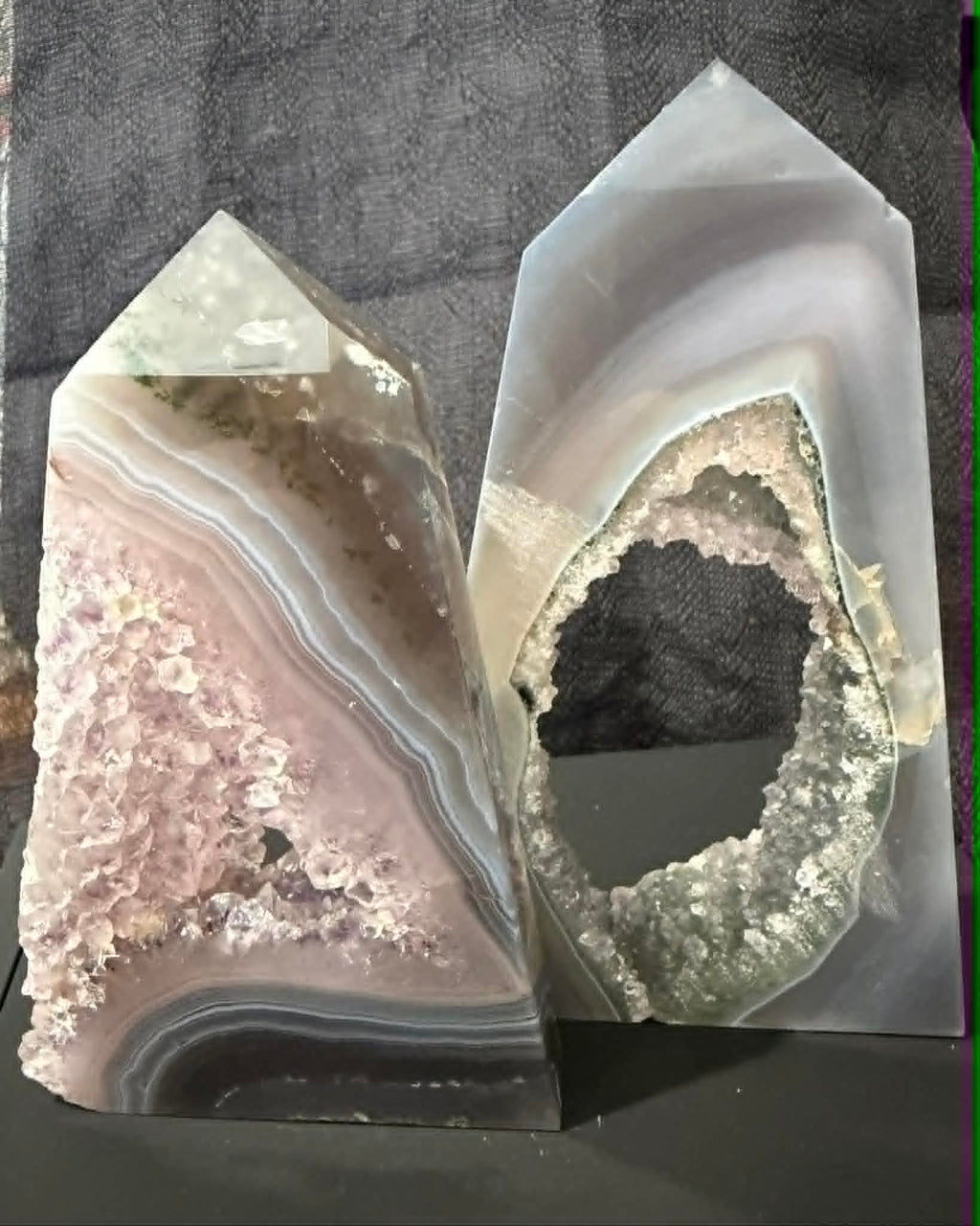 Amethyst Agate Towers