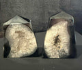 Black Druzy Agate Tower