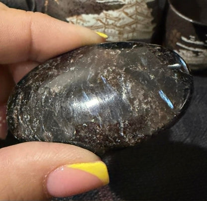 Blue Firework Stone Palm Stone