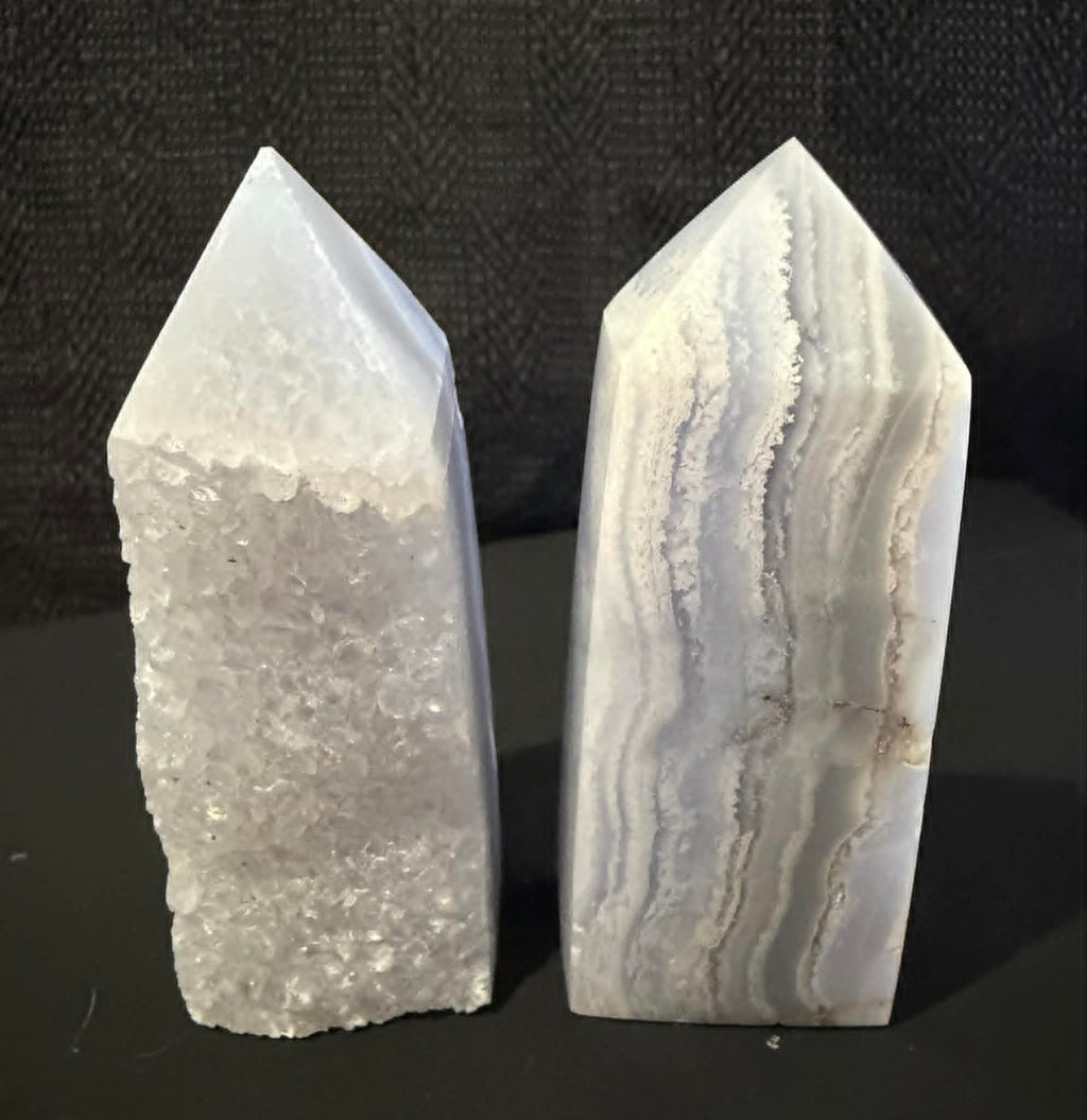 Blue Lace Agate Tower