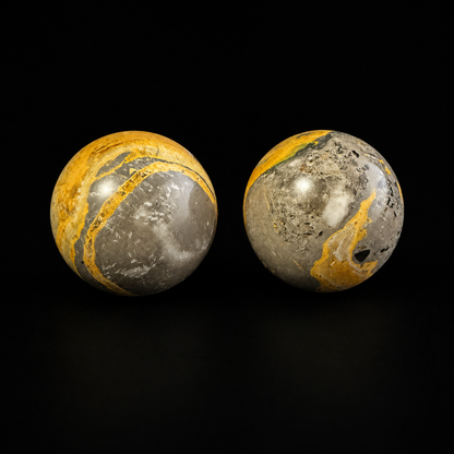 21mm Bumble Bee Jasper Sphere