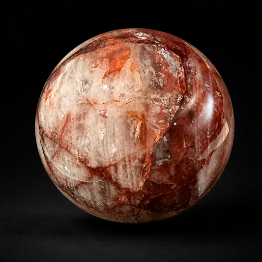 Fire Quartz Spheres