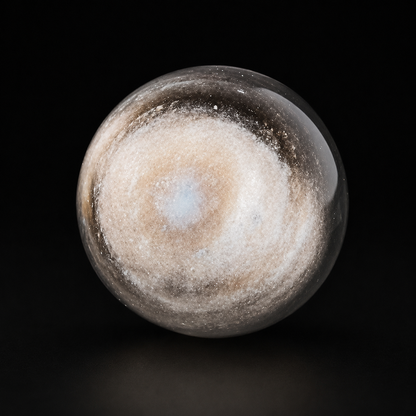 Silver Obsidian Sphere