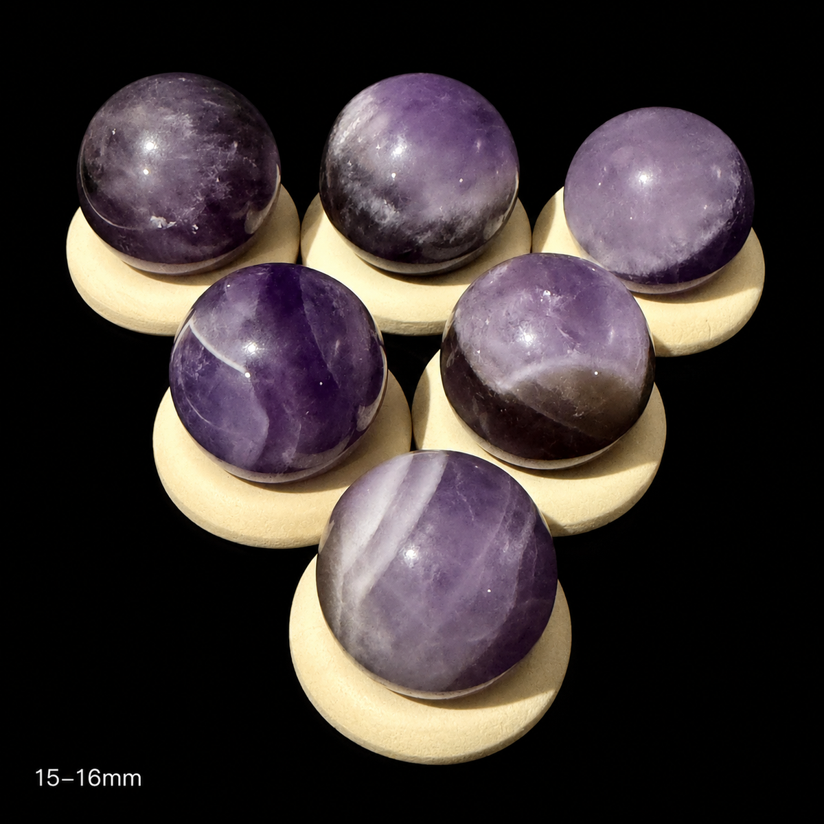 15-20mm Dream Amethyst Spheres