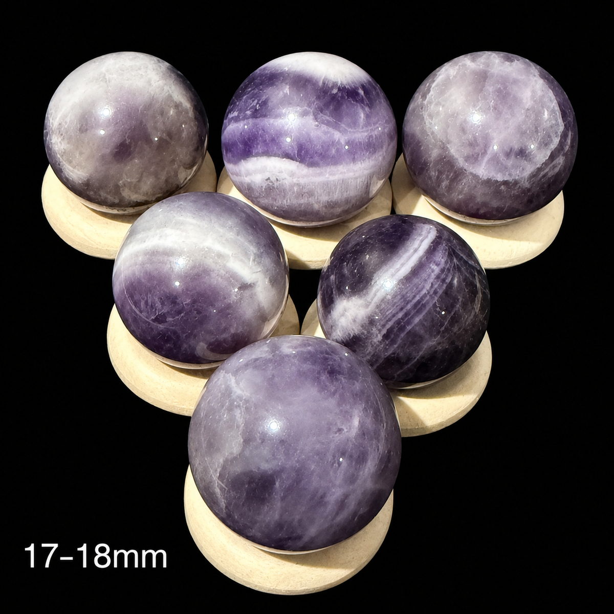 15-20mm Dream Amethyst Spheres