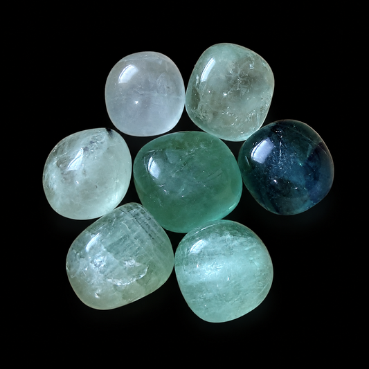 Green Fluorite Tumbles