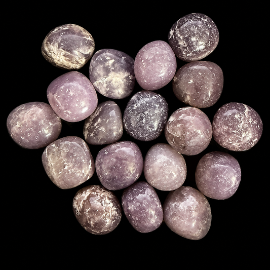 Lepidolite Tumbles