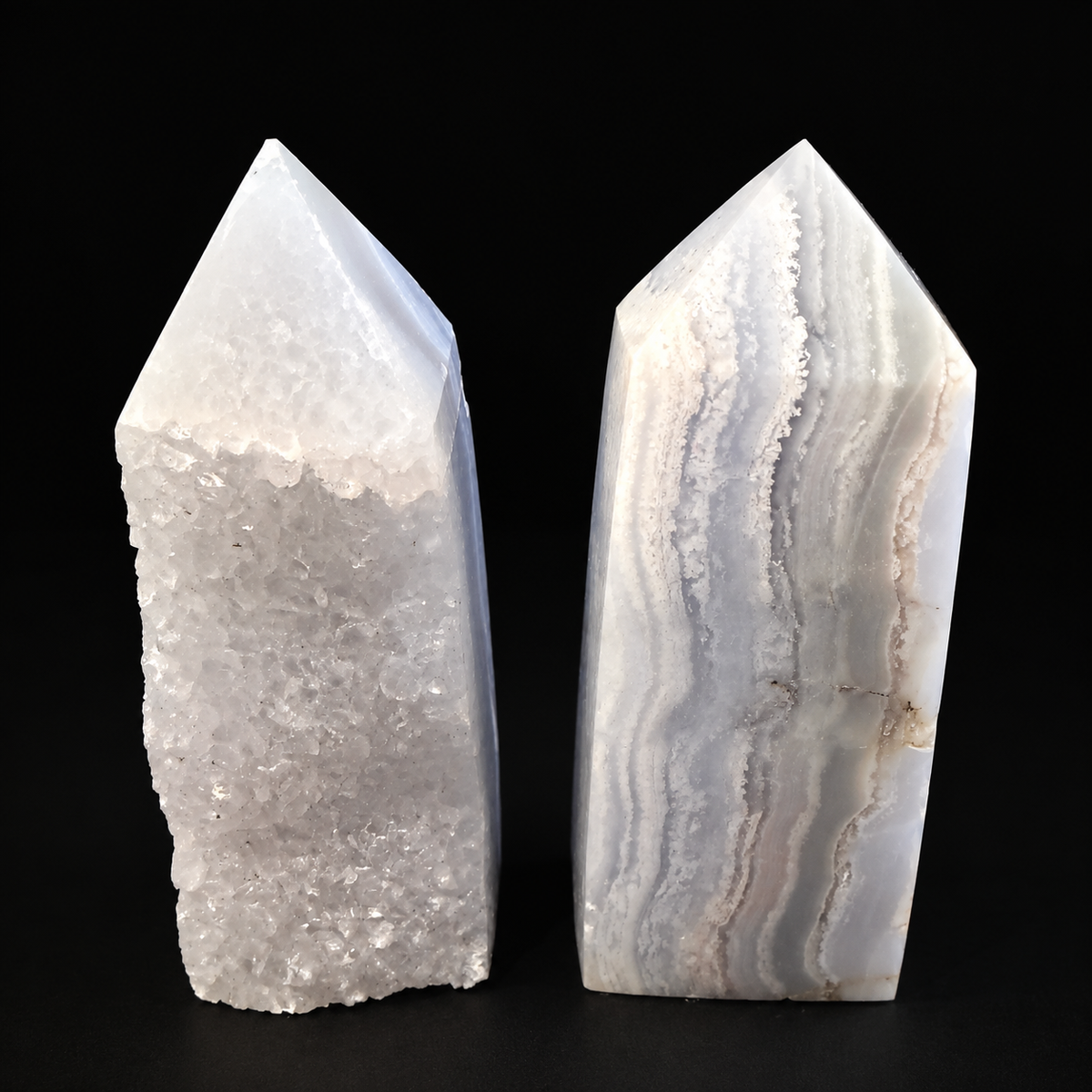 Blue Lace Agate Tower