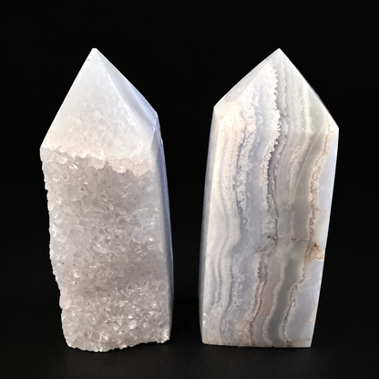 Blue Lace Agate Tower
