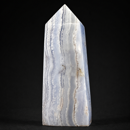 Blue Lace Agate Tower