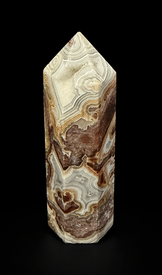 Mexican Lace Agate Tower