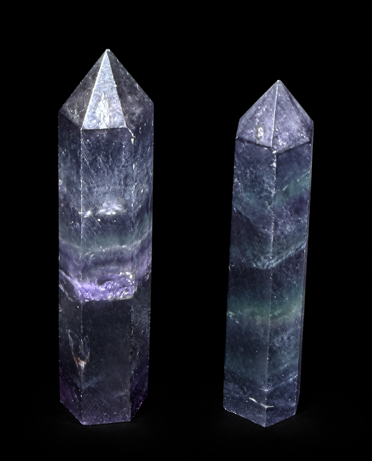 Purple & Green Fluorite Tower
