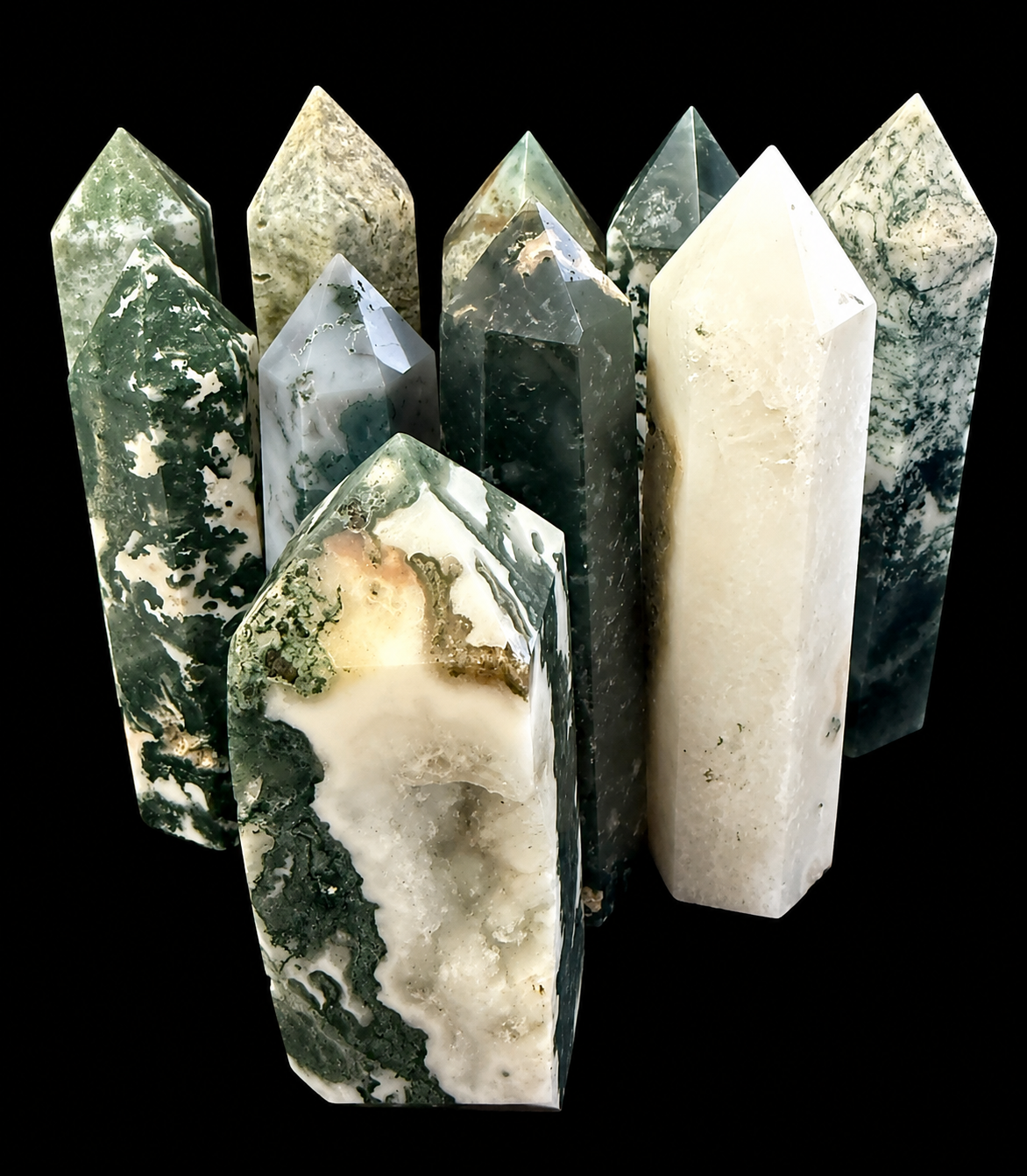 Moss Agate Towers