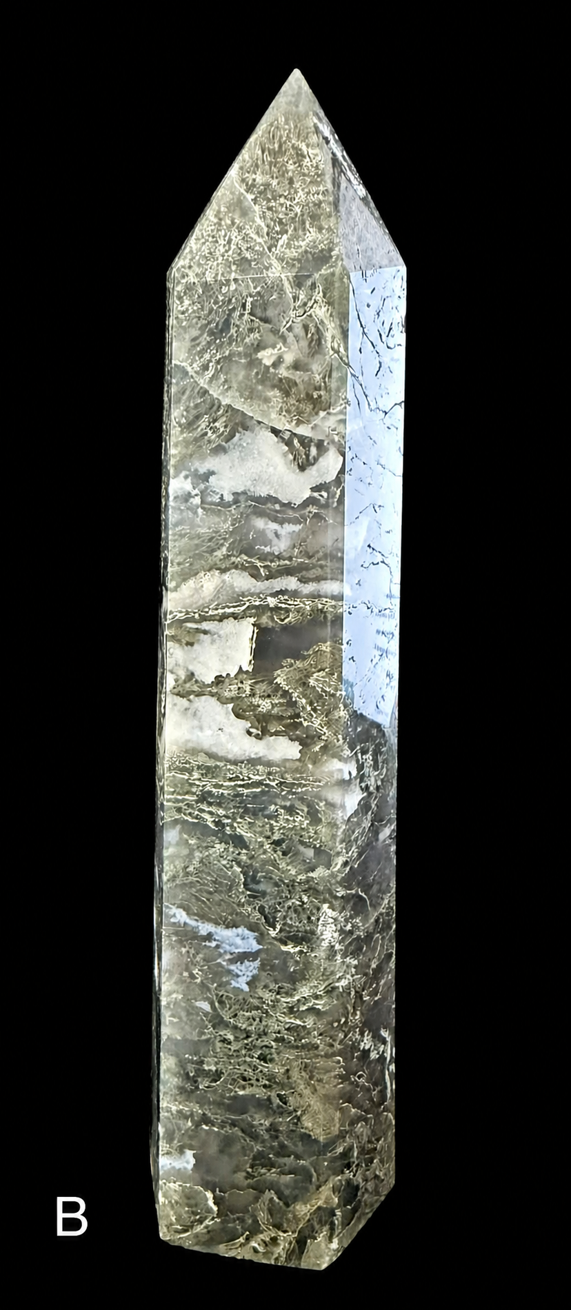 Moss Agate Large Towers